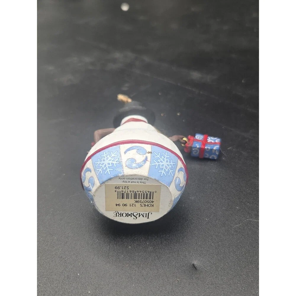 Jim Shore Kohls Snowman Christmas Ornament